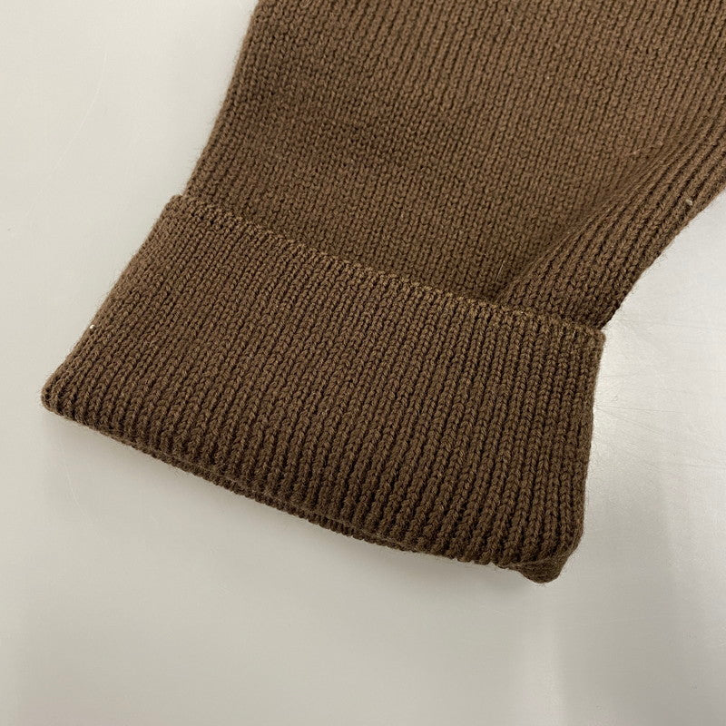 【中古品】【メンズ】 HI-K47-186 97AW FREEDOM SLEEVE WOOL KNIT SHIRT フリーダム スリーブ ウール ニット シャツ トップス 長袖 140-260219-cs-01-izu サイズ：M カラー：ブラウン 万代Net店