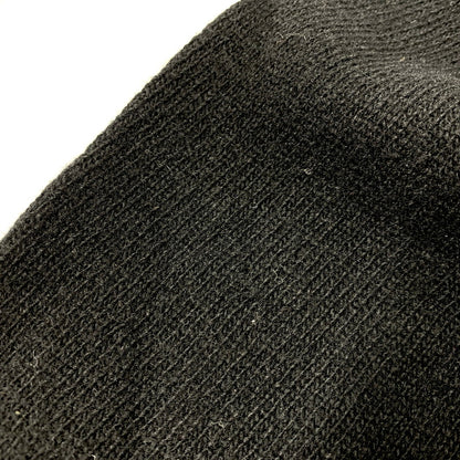 【現状渡し品】【メンズ】 WOOL KNIT SHIRT ウール ニット イングランド製 長袖 トップス 141-260220-as-31-izu サイズ：40 カラー：ブラック 万代Net店