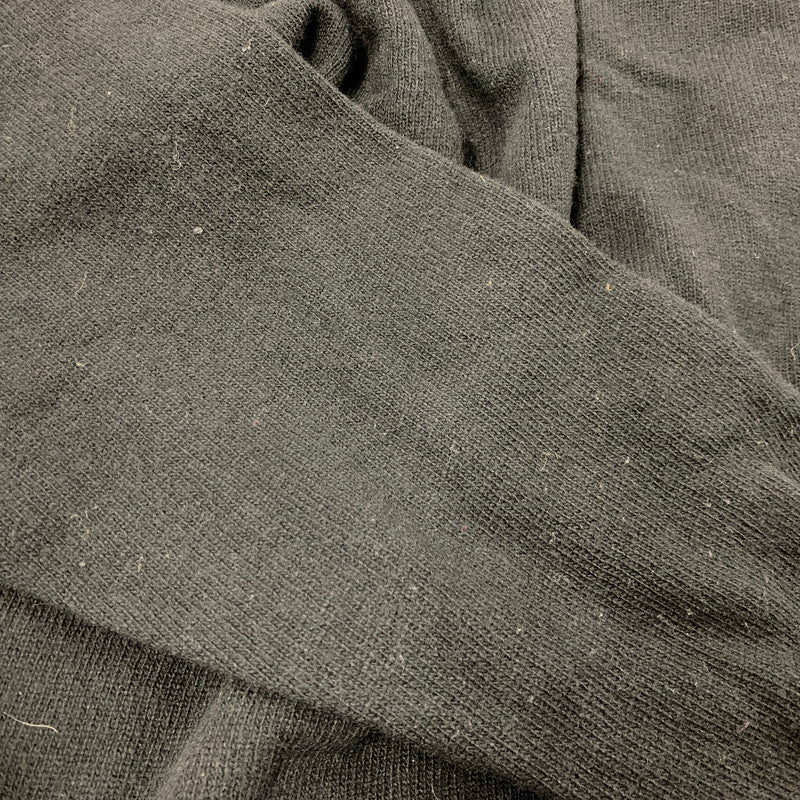 【現状渡し品】【メンズ】 WOOL KNIT SHIRT ウール ニット イングランド製 長袖 トップス 141-260220-as-31-izu サイズ：40 カラー：ブラック 万代Net店