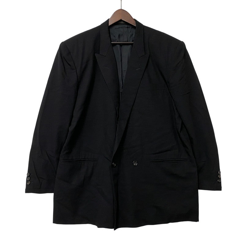 【中古品】【メンズ】 HJ-11033M 91SS WOOL 1B TAILORED JACKET ウール ワンボタン テーラード ジャケット アウター 140-260219-cs-03-izu サイズ：M カラー：ブラック 万代Net店