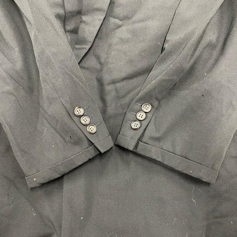 【中古品】【メンズ】 HJ-11033M 91SS WOOL 1B TAILORED JACKET ウール ワンボタン テーラード ジャケット アウター 140-260219-cs-03-izu サイズ：M カラー：ブラック 万代Net店