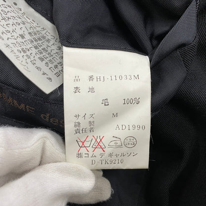 【中古品】【メンズ】 HJ-11033M 91SS WOOL 1B TAILORED JACKET ウール ワンボタン テーラード ジャケット アウター 140-260219-cs-03-izu サイズ：M カラー：ブラック 万代Net店