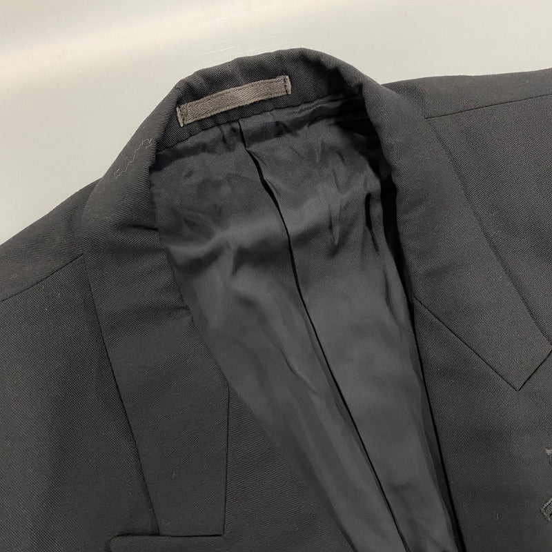 【中古品】【メンズ】 HJ-11033M 91SS WOOL 1B TAILORED JACKET ウール ワンボタン テーラード ジャケット アウター 140-260219-cs-03-izu サイズ：M カラー：ブラック 万代Net店