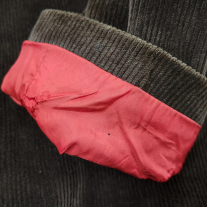 【中古品】【メンズ】 イタリア製 WOOL CHECK CORDUROY TAILORED JACKET ウール チェック コーデュロイ テーラード ジャケット 141-260219-yn-01-izu サイズ：34 カラー：ブラウン 万代Net店