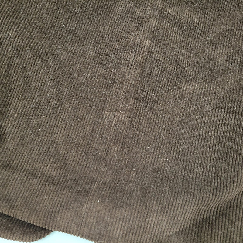 【中古品】【メンズ】 イタリア製 WOOL CHECK CORDUROY TAILORED JACKET ウール チェック コーデュロイ テーラード ジャケット 141-260219-yn-01-izu サイズ：34 カラー：ブラウン 万代Net店