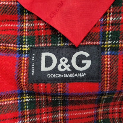 【中古品】【メンズ】 イタリア製 WOOL CHECK CORDUROY TAILORED JACKET ウール チェック コーデュロイ テーラード ジャケット 141-260219-yn-01-izu サイズ：34 カラー：ブラウン 万代Net店