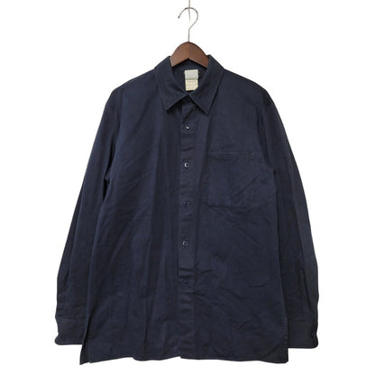 【中古品】【メンズ】 AGNES B. HOMME アニエスベーオム 064475 フランス製 WORK SHIRT ワークシャツ 141-260219-tt-01-izu サイズ：38 カラー：ネイビー 万代Net店
