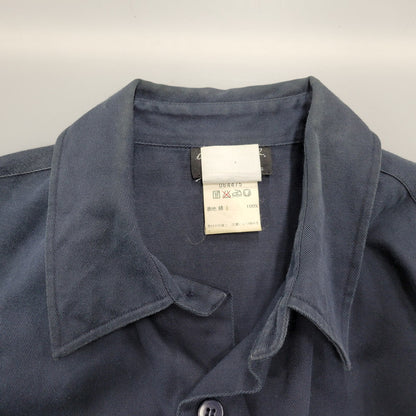 【中古品】【メンズ】 AGNES B. HOMME アニエスベーオム 064475 フランス製 WORK SHIRT ワークシャツ 141-260219-tt-01-izu サイズ：38 カラー：ネイビー 万代Net店