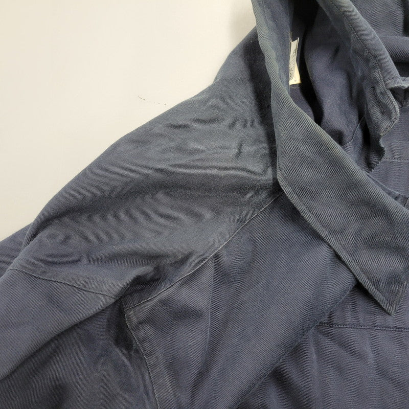 【中古品】【メンズ】 AGNES B. HOMME アニエスベーオム 064475 フランス製 WORK SHIRT ワークシャツ 141-260219-tt-01-izu サイズ：38 カラー：ネイビー 万代Net店