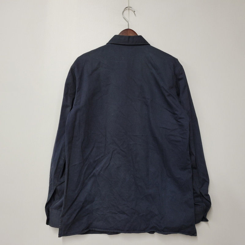 【中古品】【メンズ】 AGNES B. HOMME アニエスベーオム 064475 フランス製 WORK SHIRT ワークシャツ 141-260219-tt-01-izu サイズ：38 カラー：ネイビー 万代Net店