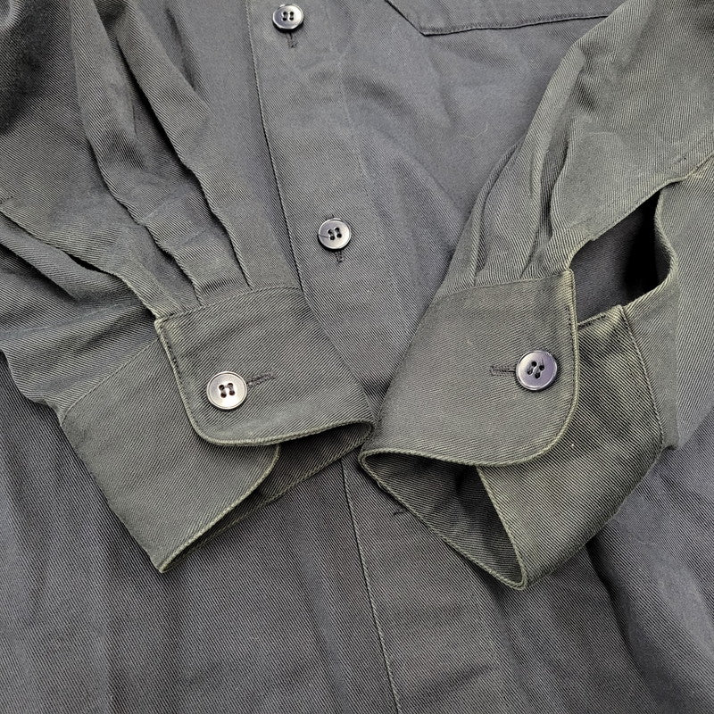 【中古品】【メンズ】 AGNES B. HOMME アニエスベーオム 064475 フランス製 WORK SHIRT ワークシャツ 141-260219-tt-01-izu サイズ：38 カラー：ネイビー 万代Net店