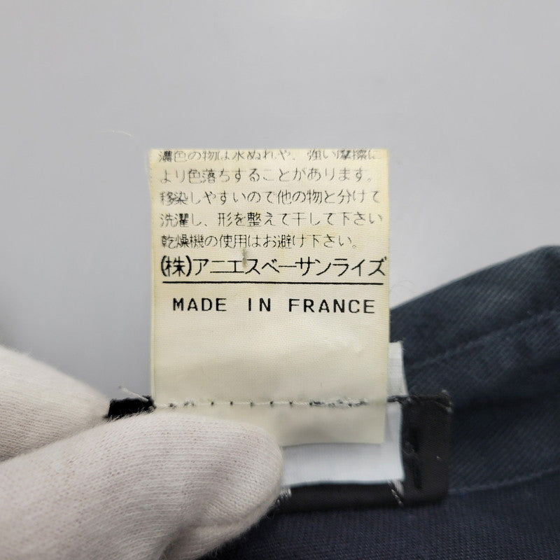 【中古品】【メンズ】 AGNES B. HOMME アニエスベーオム 064475 フランス製 WORK SHIRT ワークシャツ 141-260219-tt-01-izu サイズ：38 カラー：ネイビー 万代Net店