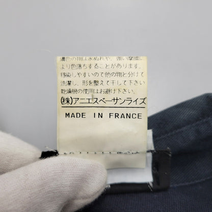 【中古品】【メンズ】 AGNES B. HOMME アニエスベーオム 064475 フランス製 WORK SHIRT ワークシャツ 141-260219-tt-01-izu サイズ：38 カラー：ネイビー 万代Net店