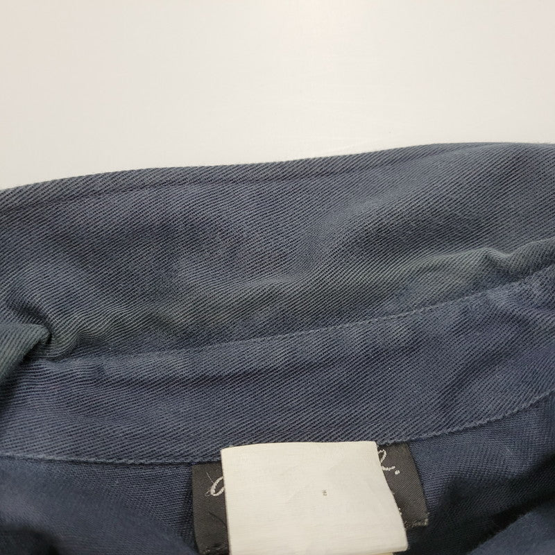 【中古品】【メンズ】 AGNES B. HOMME アニエスベーオム 064475 フランス製 WORK SHIRT ワークシャツ 141-260219-tt-01-izu サイズ：38 カラー：ネイビー 万代Net店