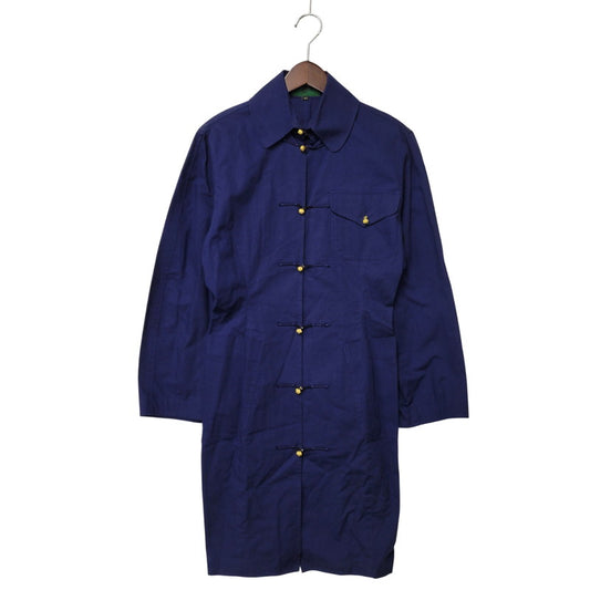 【中古品】【レディース】 JUNIOR GAULTIER ジュニア ゴルチエ CHINA ONE PIECE チャイナ ワンピース 168-260220-cs-18-izu サイズ：42 カラー：ブルー 万代Net店