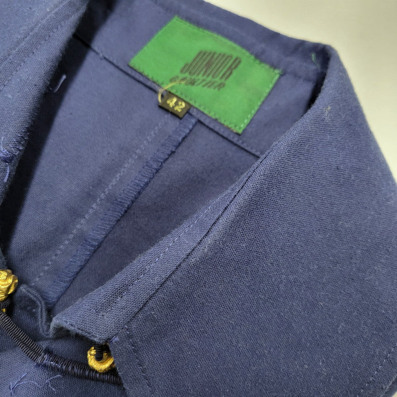 【中古品】【レディース】 JUNIOR GAULTIER ジュニア ゴルチエ CHINA ONE PIECE チャイナ ワンピース 168-260220-cs-18-izu サイズ：42 カラー：ブルー 万代Net店