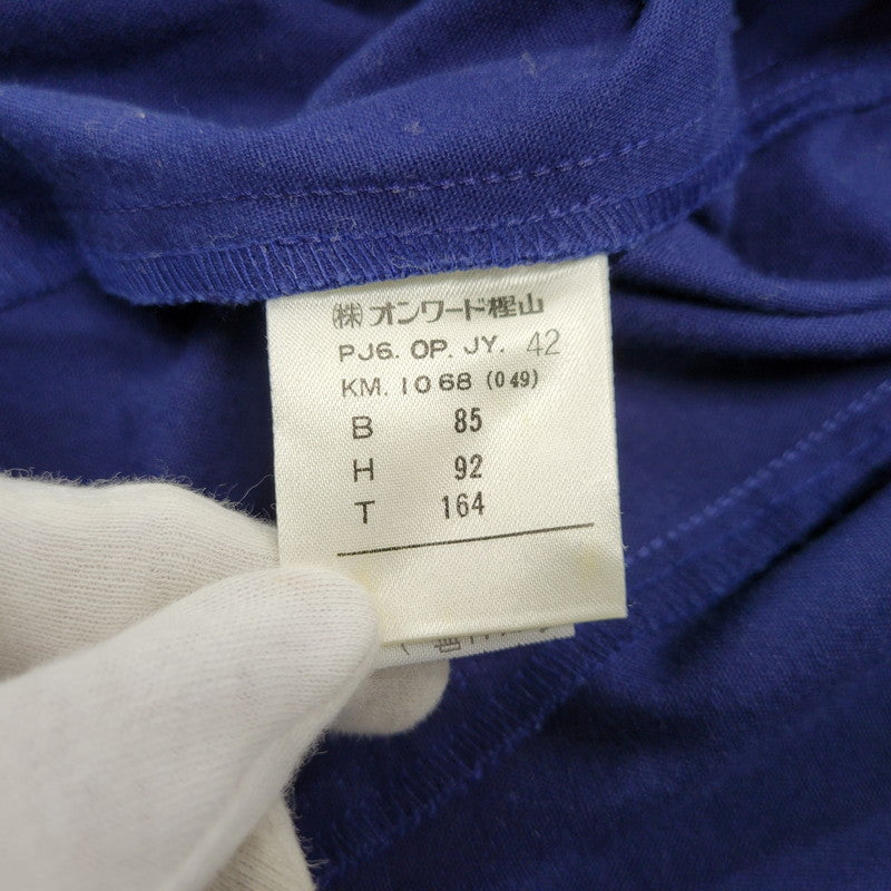 【中古品】【レディース】 JUNIOR GAULTIER ジュニア ゴルチエ CHINA ONE PIECE チャイナ ワンピース 168-260220-cs-18-izu サイズ：42 カラー：ブルー 万代Net店