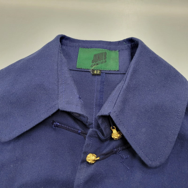 【中古品】【レディース】 JUNIOR GAULTIER ジュニア ゴルチエ CHINA ONE PIECE チャイナ ワンピース 168-260220-cs-18-izu サイズ：42 カラー：ブルー 万代Net店