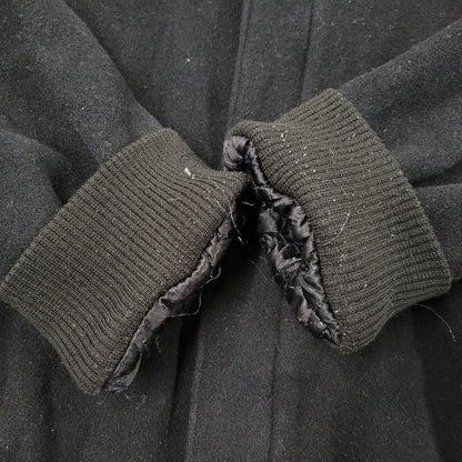 【現状渡し品】【メンズ】 AGNES B. HOMME アニエスベーオム 90’S フランス製 WOOL COLLARLESS JACKET ウール カラーレス ジャケット アウター 141-260219-yn-02-izu サイズ：1 カラー：ブラック 万代Net店