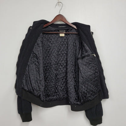 【現状渡し品】【メンズ】 AGNES B. HOMME アニエスベーオム 90’S フランス製 WOOL COLLARLESS JACKET ウール カラーレス ジャケット アウター 141-260219-yn-02-izu サイズ：1 カラー：ブラック 万代Net店