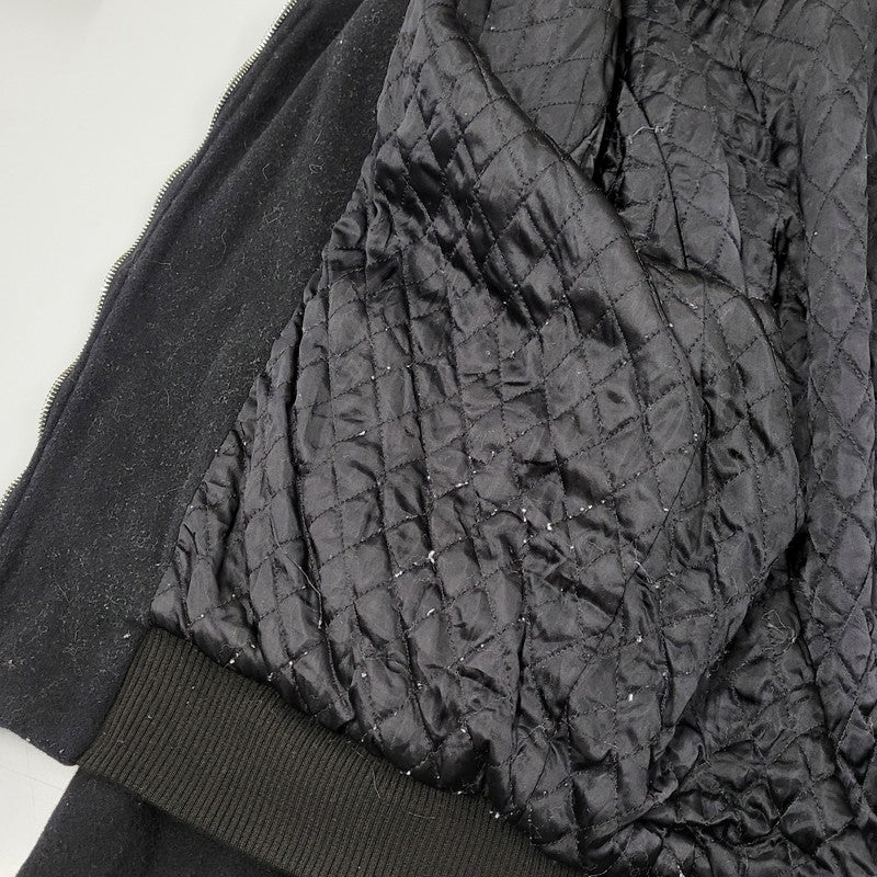 【現状渡し品】【メンズ】 AGNES B. HOMME アニエスベーオム 90’S フランス製 WOOL COLLARLESS JACKET ウール カラーレス ジャケット アウター 141-260219-yn-02-izu サイズ：1 カラー：ブラック 万代Net店