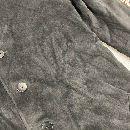 【中古品】【メンズ】 AGNES B. HOMME アニエスベー オム 100713 00’S フランス製 SHORT BALMACAAN COAT ショート バルマカーン コート アウター 141-260219-cs-09-izu サイズ：2 カラー：ブラック 万代Net店
