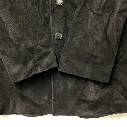 【中古品】【メンズ】 AGNES B. HOMME アニエスベー オム 100713 00’S フランス製 SHORT BALMACAAN COAT ショート バルマカーン コート アウター 141-260219-cs-09-izu サイズ：2 カラー：ブラック 万代Net店