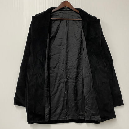 【中古品】【メンズ】 AGNES B. HOMME アニエスベー オム 100713 00’S フランス製 SHORT BALMACAAN COAT ショート バルマカーン コート アウター 141-260219-cs-09-izu サイズ：2 カラー：ブラック 万代Net店