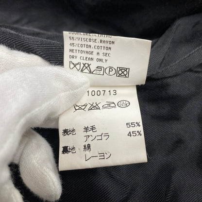 【中古品】【メンズ】 AGNES B. HOMME アニエスベー オム 100713 00’S フランス製 SHORT BALMACAAN COAT ショート バルマカーン コート アウター 141-260219-cs-09-izu サイズ：2 カラー：ブラック 万代Net店