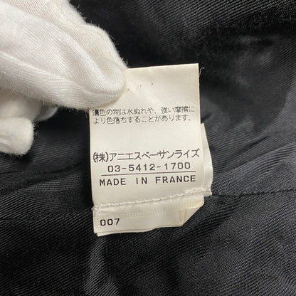 【中古品】【メンズ】 AGNES B. HOMME アニエスベー オム 100713 00’S フランス製 SHORT BALMACAAN COAT ショート バルマカーン コート アウター 141-260219-cs-09-izu サイズ：2 カラー：ブラック 万代Net店