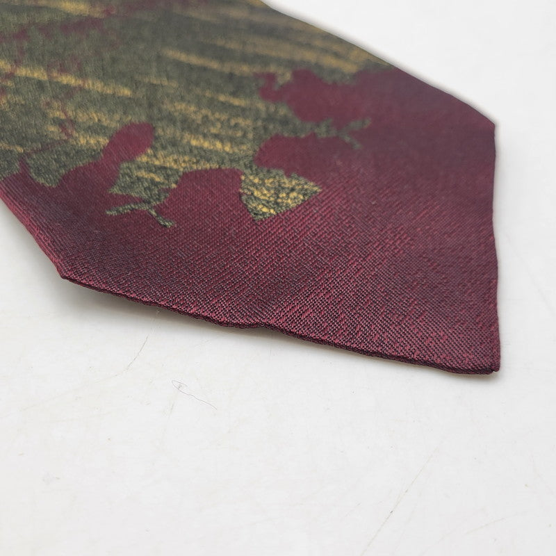 【中古美品】【メンズ】 JEAN PAUL GAULTIER HOMME ジャンポールゴルチエオム SILK NECKTIE シルク ネクタイ 187-260218-yn-03-izu カラー：グリーン系 万代Net店