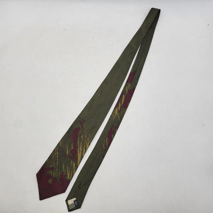 【中古美品】【メンズ】 JEAN PAUL GAULTIER HOMME ジャンポールゴルチエオム SILK NECKTIE シルク ネクタイ 187-260218-yn-03-izu カラー：グリーン系 万代Net店