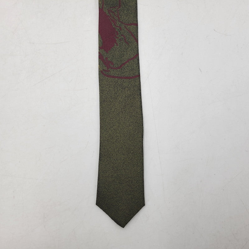 【中古美品】【メンズ】 JEAN PAUL GAULTIER HOMME ジャンポールゴルチエオム SILK NECKTIE シルク ネクタイ 187-260218-yn-03-izu カラー：グリーン系 万代Net店