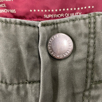 【中古品】【メンズ】 HIDE AND SEEK ハイドアンドシーク HP-03077 5POCKET WORK PANTS ファイブ ポケット ワーク パンツ ボトムス ズボン 153-260217-cs-09-izu サイズ：L カラー：カーキ 万代Net店