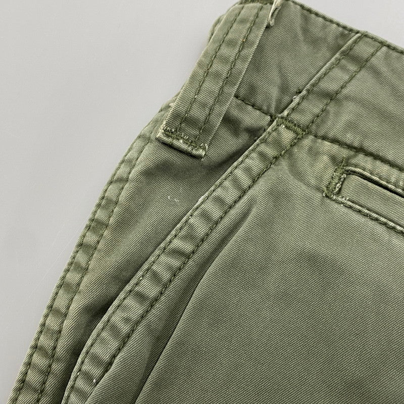 【中古品】【メンズ】 HIDE AND SEEK ハイドアンドシーク HP-03077 5POCKET WORK PANTS ファイブ ポケット ワーク パンツ ボトムス ズボン 153-260217-cs-09-izu サイズ：L カラー：カーキ 万代Net店