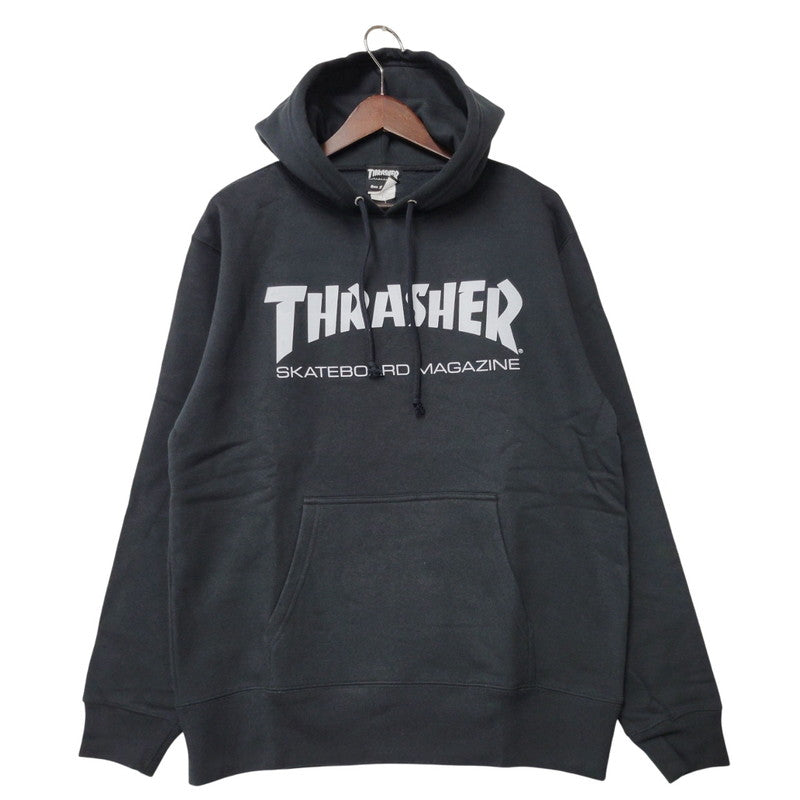 【中古美品】【メンズ】 TH8501 MAG LOGOマグ ロゴ HOODIE フーディー パーカー　トップス　 142-260218-mh-05-izu サイズ：L カラー：ブラック 万代Net店