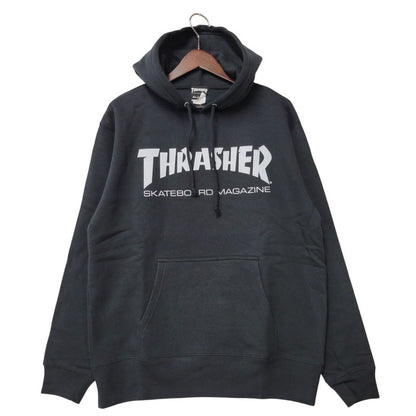 【中古美品】【メンズ】 TH8501 MAG LOGOマグ ロゴ HOODIE フーディー パーカー　トップス　 142-260218-mh-05-izu サイズ：L カラー：ブラック 万代Net店