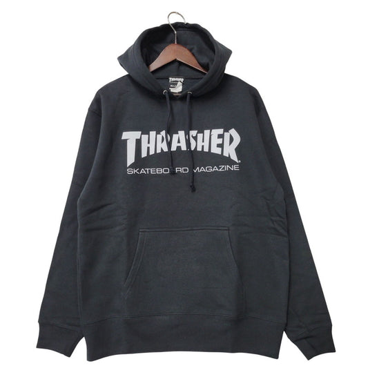 【中古美品】【メンズ】 TH8501 MAG LOGOマグ ロゴ HOODIE フーディー パーカー　トップス　 142-260218-mh-05-izu サイズ：L カラー：ブラック 万代Net店