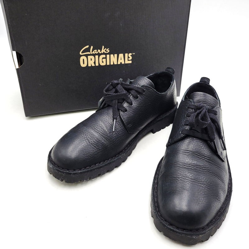 【中古品】【メンズ】 Clarks クラークス 26179178 DESERT ROCK LO デザート ロック ロー シューズ 靴 164-260217-yn-13-izu サイズ：UK9 カラー：ブラックレザー 万代Net店
