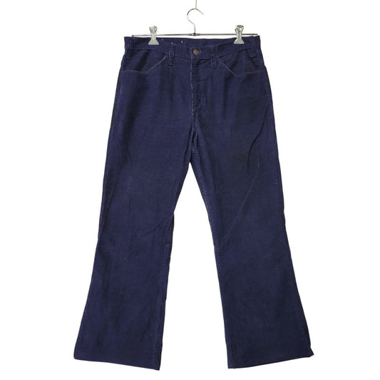 【中古品】【メンズ】 MR.LEGGS ミスターレグス 42TALON CORDUROY FLARE PANTS コーデュロイ フレアパンツ ボトムス 157-260218-as-23-izu カラー：ネイビー 万代Net店