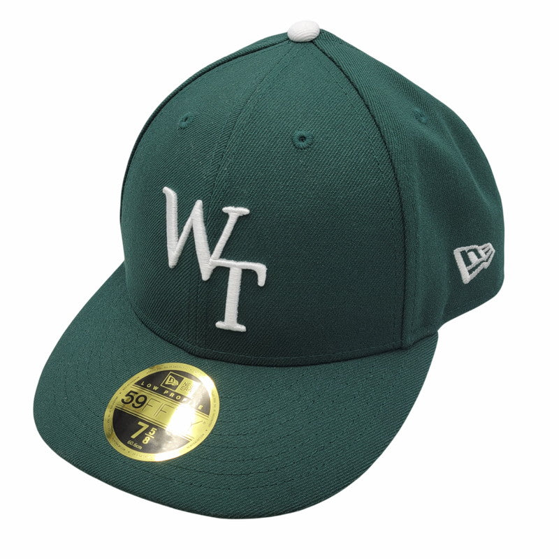 【中古品】【メンズ/レディース】 NEW ERA × WTAPS ニューエラ×ダブルタップス 241NENED-HT01 59FIFTY LOW PROFILE CAP フィフティ ロー プロファイル キャップ 帽子 185-260218-yn-01-izu サイズ：サイズ7 5/8 60.6ｃｍ カラー：グリーン 万代Net店