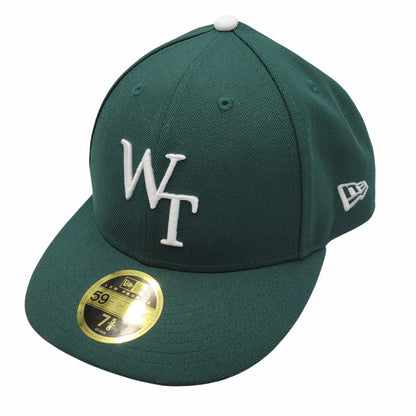 【中古品】【メンズ/レディース】 NEW ERA × WTAPS ニューエラ×ダブルタップス 241NENED-HT01 59FIFTY LOW PROFILE CAP フィフティ ロー プロファイル キャップ 帽子 185-260218-yn-01-izu サイズ：サイズ7 5/8 60.6ｃｍ カラー：グリーン 万代Net店
