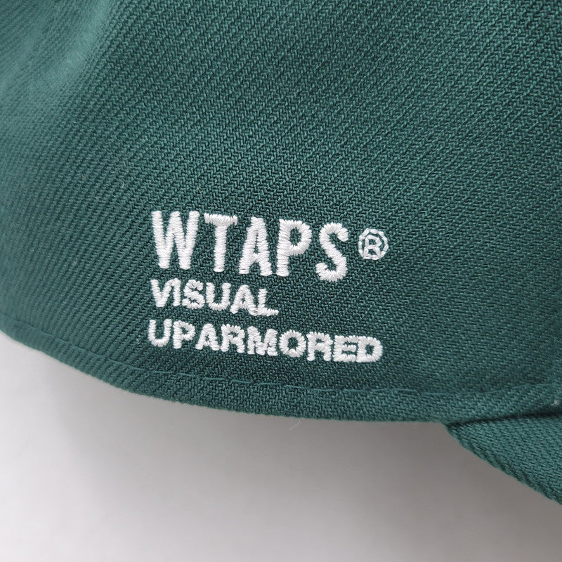 【中古品】【メンズ/レディース】 NEW ERA × WTAPS ニューエラ×ダブルタップス 241NENED-HT01 59FIFTY LOW PROFILE CAP フィフティ ロー プロファイル キャップ 帽子 185-260218-yn-01-izu サイズ：サイズ7 5/8 60.6ｃｍ カラー：グリーン 万代Net店
