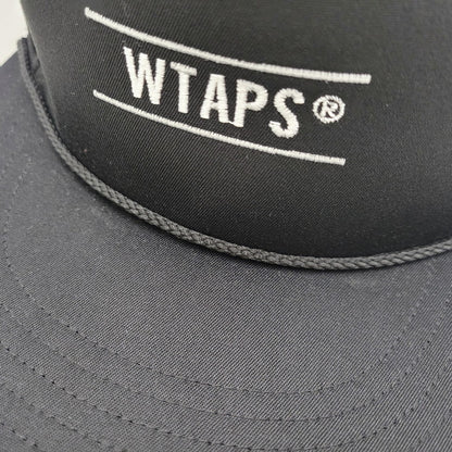 【中古品】【メンズ/レディース】 WTAPS ダブルタップス 231HCDT-HT10 MILITIA CAP CTPL. TWILL. CREVASSE ミリティア キャップ ツイル クレバス 帽子 185-260218-yn-02-izu サイズ：F カラー：ブラック 万代Net店