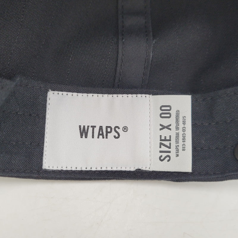 【中古品】【メンズ/レディース】 WTAPS ダブルタップス 231HCDT-HT10 MILITIA CAP CTPL. TWILL. CREVASSE ミリティア キャップ ツイル クレバス 帽子 185-260218-yn-02-izu サイズ：F カラー：ブラック 万代Net店