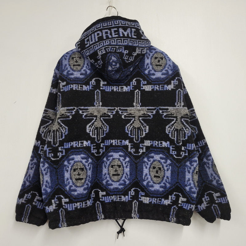 【中古品】【メンズ】 22AW WOVENウーブン HOODED JACKETフーデッド ジャケット フード付きジャケット アウター 149-260221-mh-03-izu サイズ：M カラー：ブルー系 万代Net店