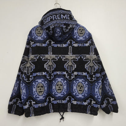【中古品】【メンズ】 22AW WOVENウーブン HOODED JACKETフーデッド ジャケット フード付きジャケット アウター 149-260221-mh-03-izu サイズ：M カラー：ブルー系 万代Net店