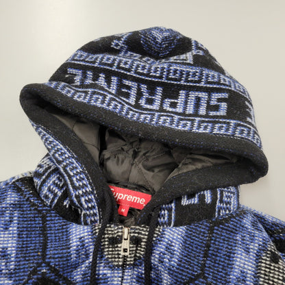 【中古品】【メンズ】 22AW WOVENウーブン HOODED JACKETフーデッド ジャケット フード付きジャケット アウター 149-260221-mh-03-izu サイズ：M カラー：ブルー系 万代Net店