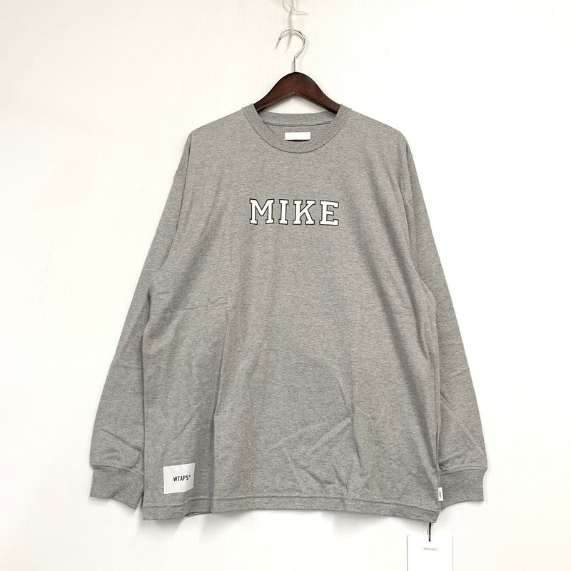 【中古美品】【メンズ】 242ATDT-CSM10 ACADEMY アカデミー LS ロングスリーブ COTTON コットン XRAY エックスレイ トップス 長袖 142-260218-ya-08-izu サイズ：02 カラー：グレー 万代Net店