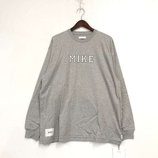 【中古美品】【メンズ】 242ATDT-CSM10 ACADEMY アカデミー LS ロングスリーブ COTTON コットン XRAY エックスレイ トップス 長袖 142-260218-ya-08-izu サイズ：02 カラー：グレー 万代Net店